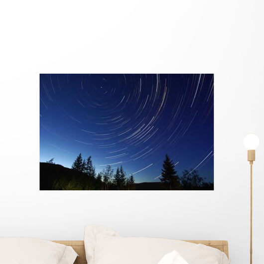 Star Trails Dusk Wall Decal Design 2