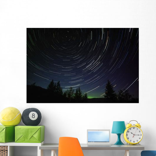 Star Trails and Low Wall Decal