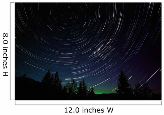 Star Trails and Low Wall Decal