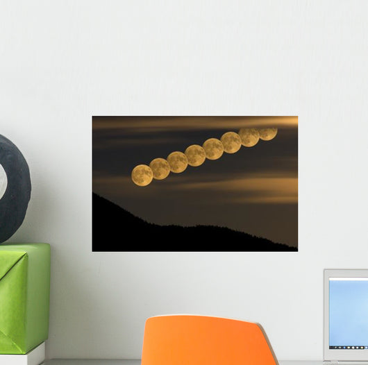 Full Moonrise Wall Decal