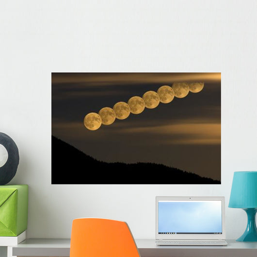 Full Moonrise Wall Decal