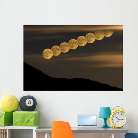 Full Moonrise Wall Decal