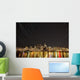 Star Trails above Downtown Wall Decal