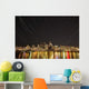 Star Trails above Downtown Wall Decal