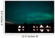 Aurora above Aurora Village Wall Decal Design 1