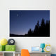 Moon Venus and Jupiter Wall Decal Design 1