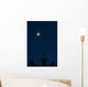 Moon and Venus Conjunction Wall Decal Design 2