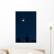 Moon and Venus Conjunction Wall Decal Design 2