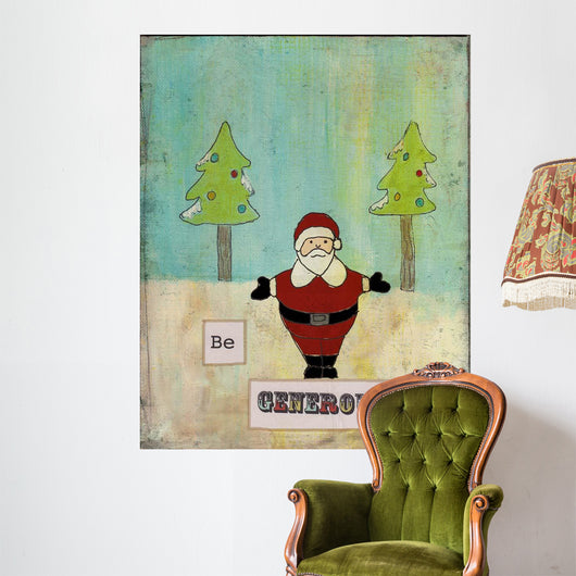 Be Generous Wall Decal