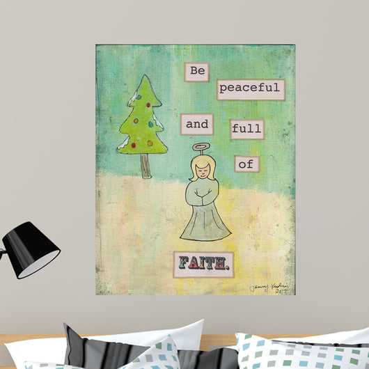 Be Peaceful and Full Wall Decal