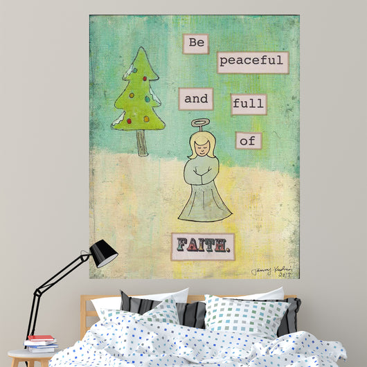 Be Peaceful and Full Wall Decal