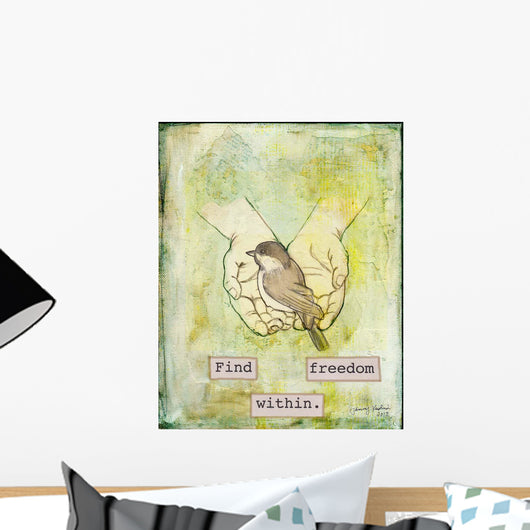 Find Freedom within Wall Decal