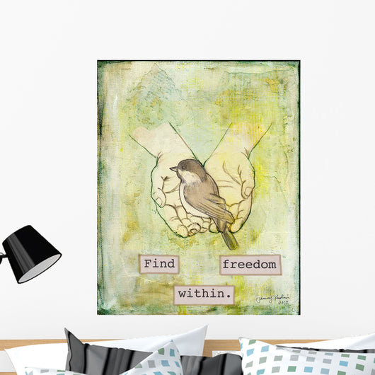 Find Freedom within Wall Decal