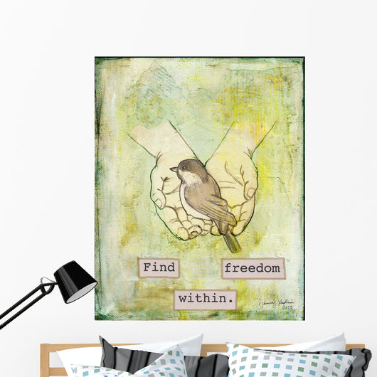 Find Freedom within Wall Decal