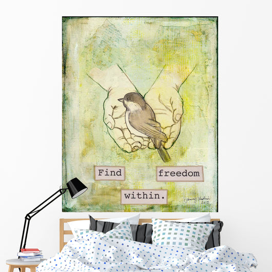 Find Freedom within Wall Decal