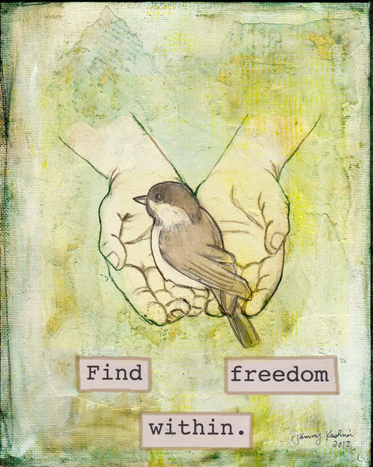 Find Freedom within Wall Decal