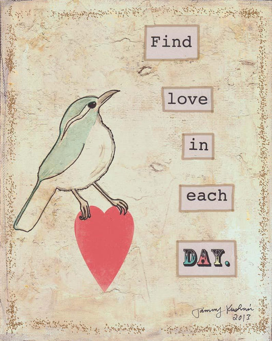 Find Love Each Day Wall Decal