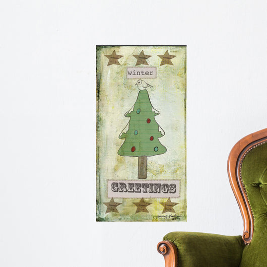 Winter Greetings Wall Decal