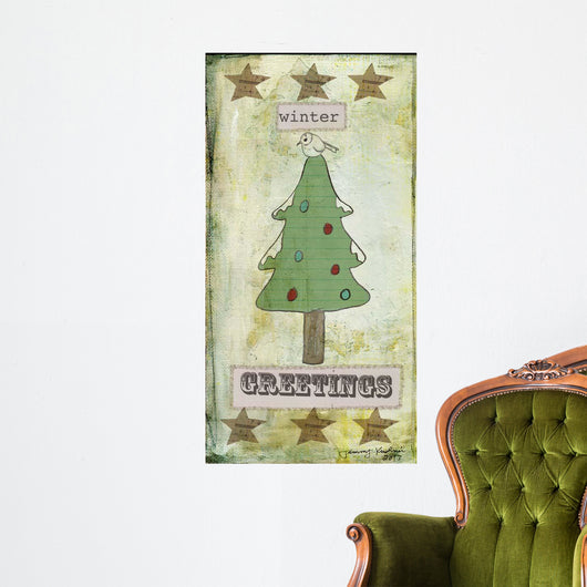 Winter Greetings Wall Decal
