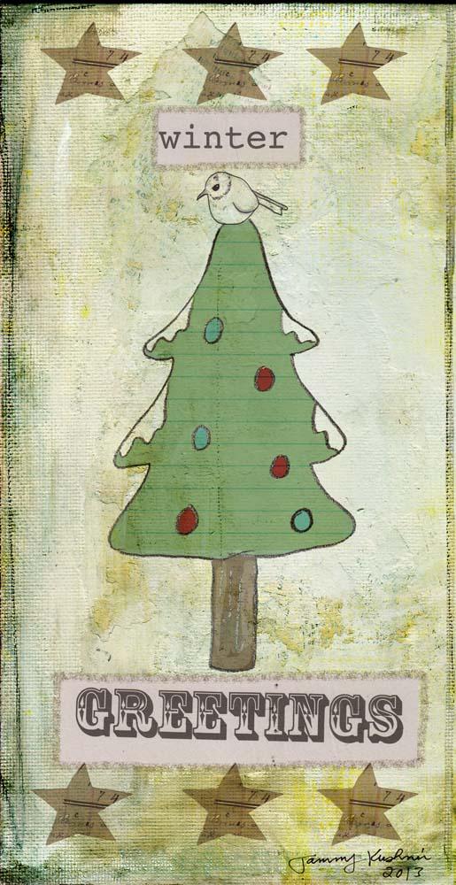 Winter Greetings Wall Decal