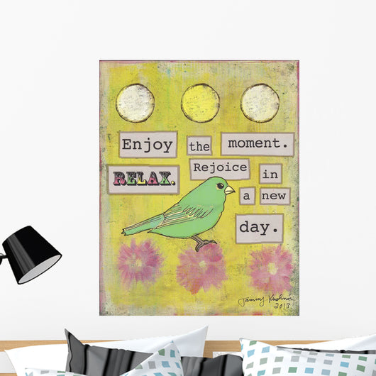 Enjoy Moment Wall Decal
