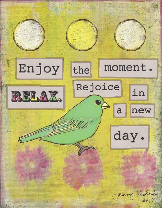 Enjoy Moment Wall Decal