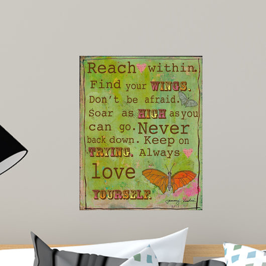 Reach within Wall Decal