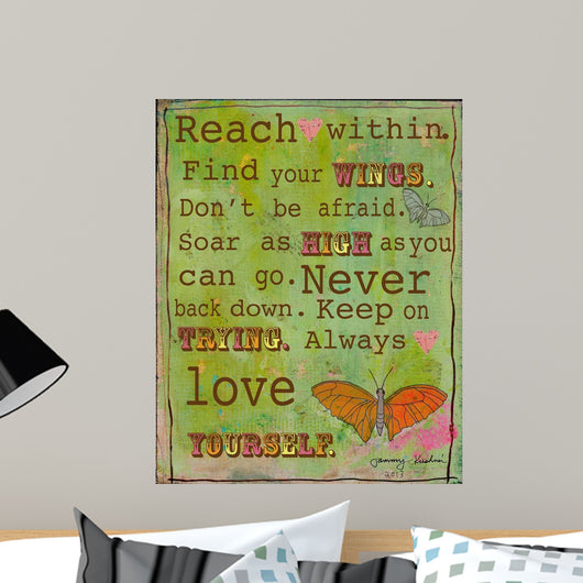 Reach within Wall Decal