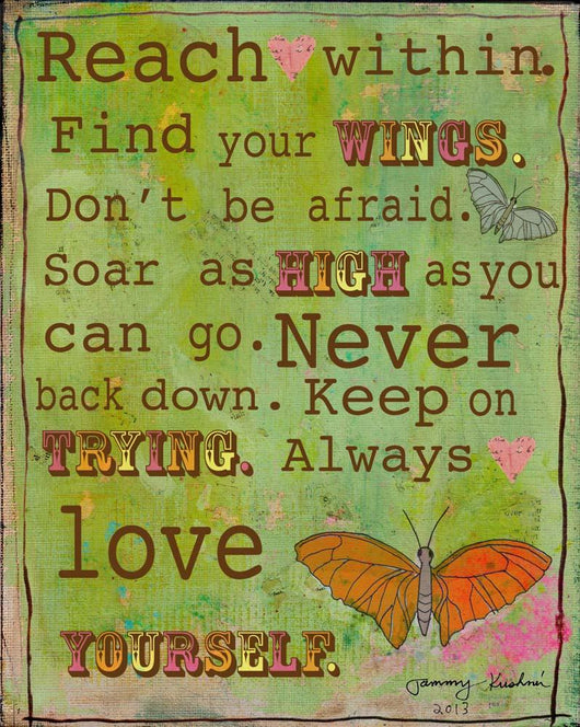 Reach within Wall Decal