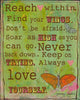 Reach within Wall Decal
