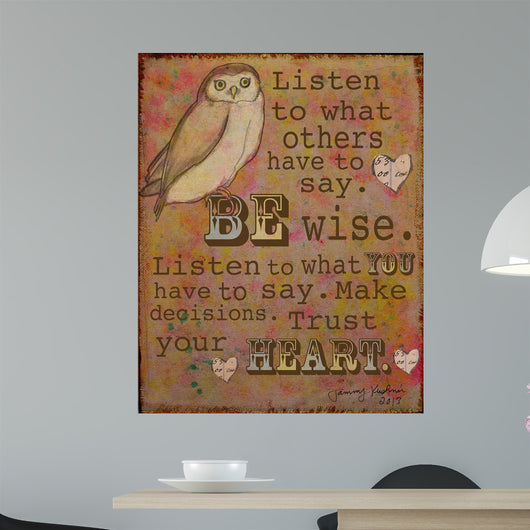 Be Wise Wall Decal