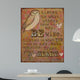 Be Wise Wall Decal