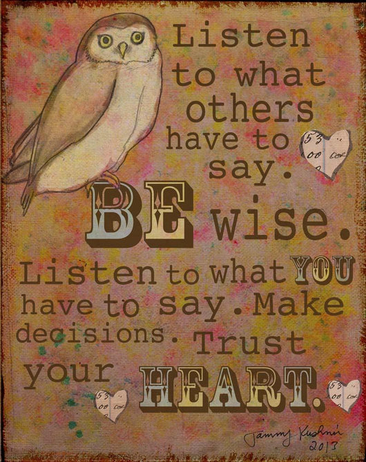 Be Wise Wall Decal