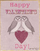 Valentine's Day Owls Wall Decal