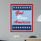 God Bless America Wall Decal
