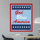 God Bless America Wall Decal