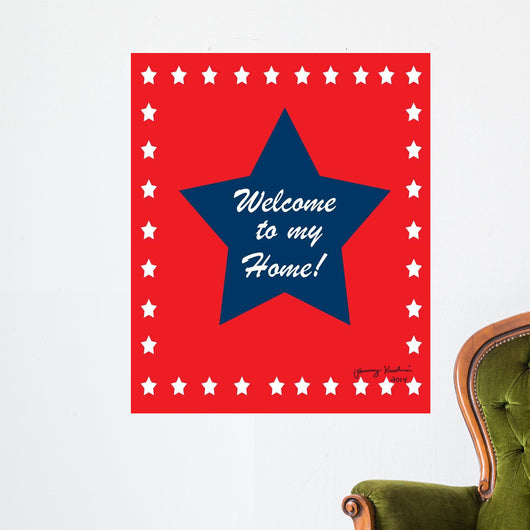 Welcome to My Home Wall Decal