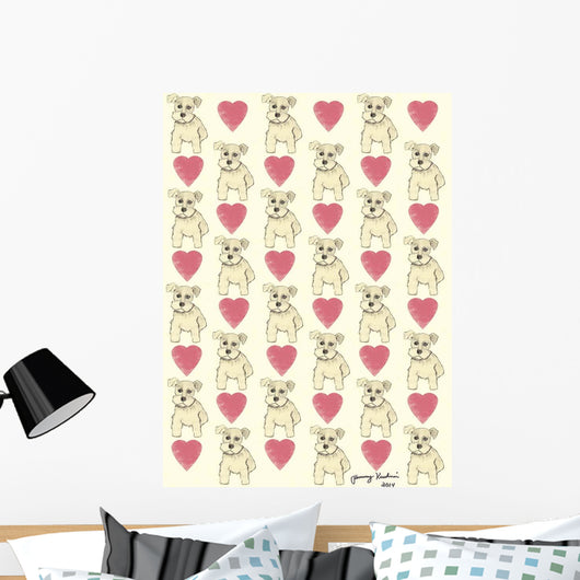 Dog Pattern Wall Decal