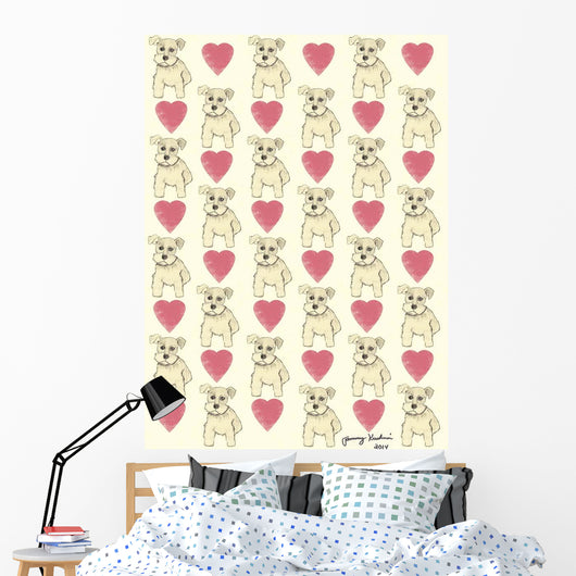 Dog Pattern Wall Decal