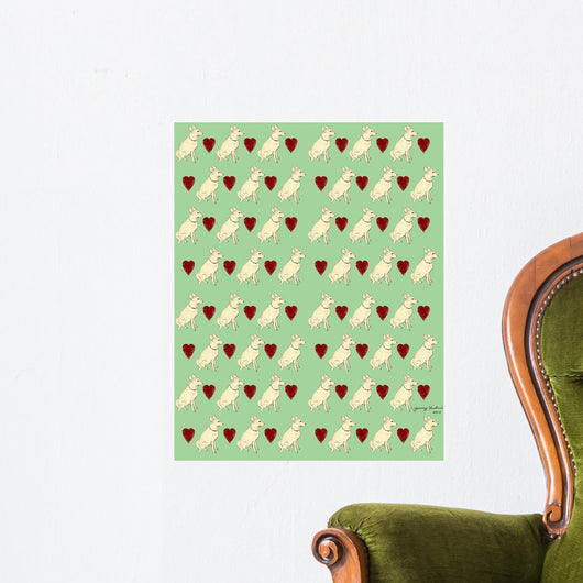 Dog Pattern 2 Wall Decal