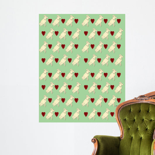 Dog Pattern 2 Wall Decal