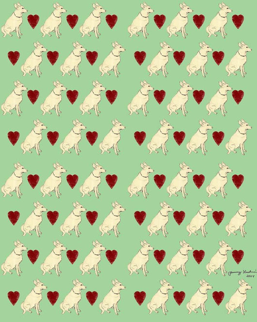 Dog Pattern 2 Wall Decal