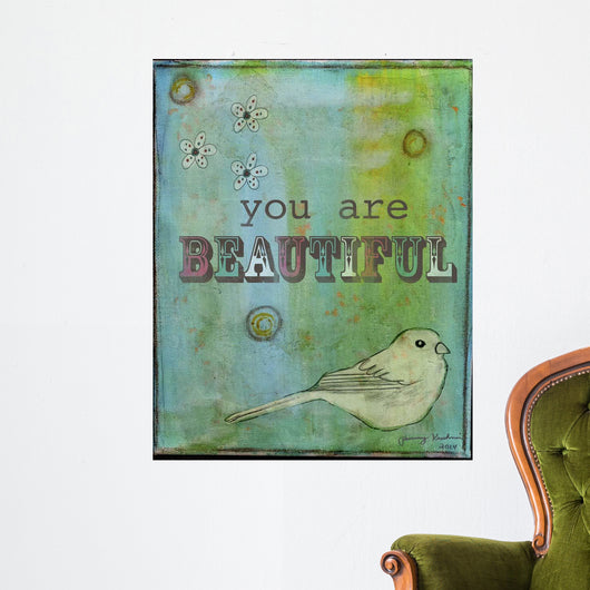 You Are Beautiful Wall Decal