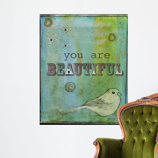 You Are Beautiful Wall Decal