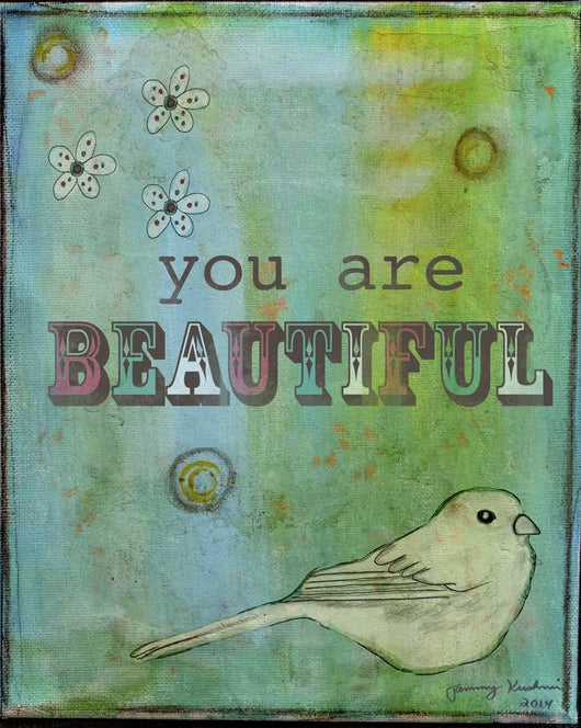 You Are Beautiful Wall Decal