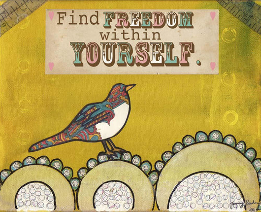Find Freedom within Yourself Wall Decal