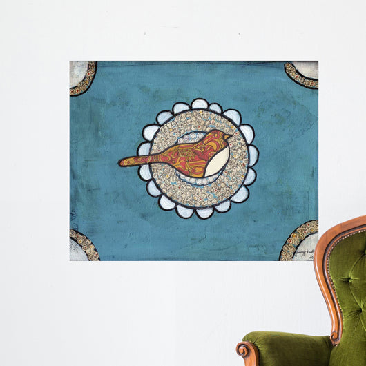 Red Bird Wall Decal