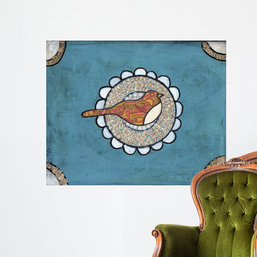 Red Bird Wall Decal