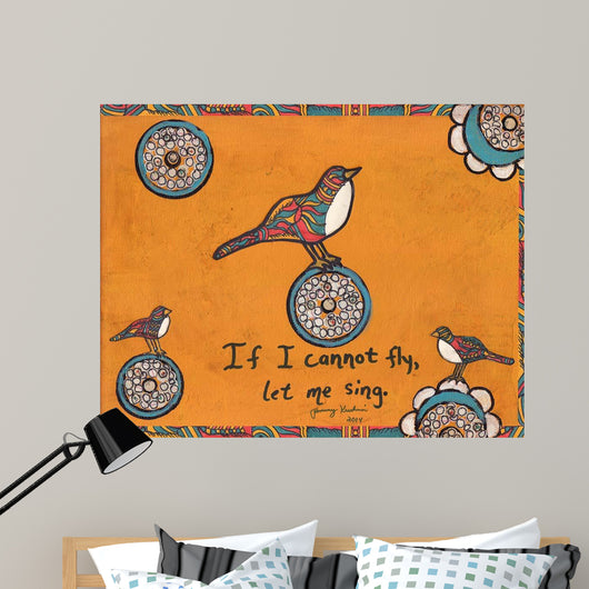 If I Cannot Fly Wall Decal