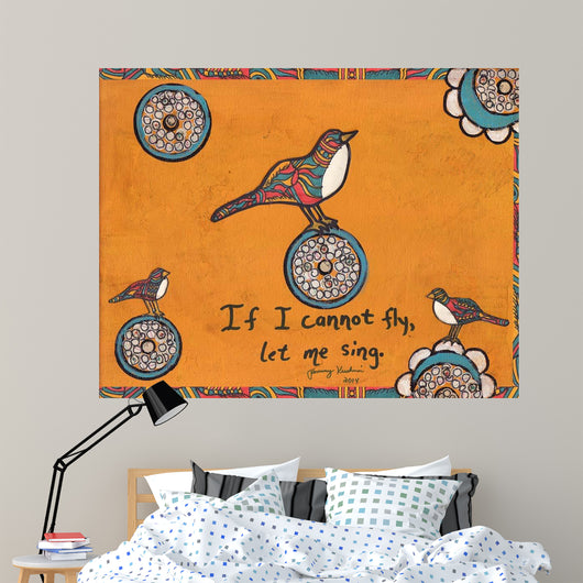 If I Cannot Fly Wall Decal